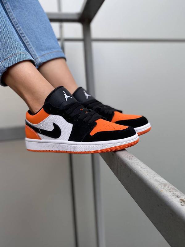 Кроссовки женские nike air jordan 1 low orange 🆕 найк аир джордан: цена ...