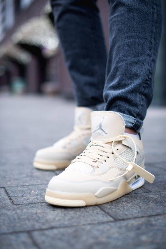 Nike air jordan 4 best sale off white