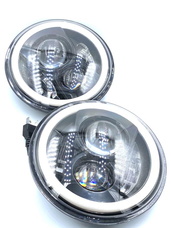 Оптика фары Нива Универсальные светодиодные Led DRL ДХО Ангель ...