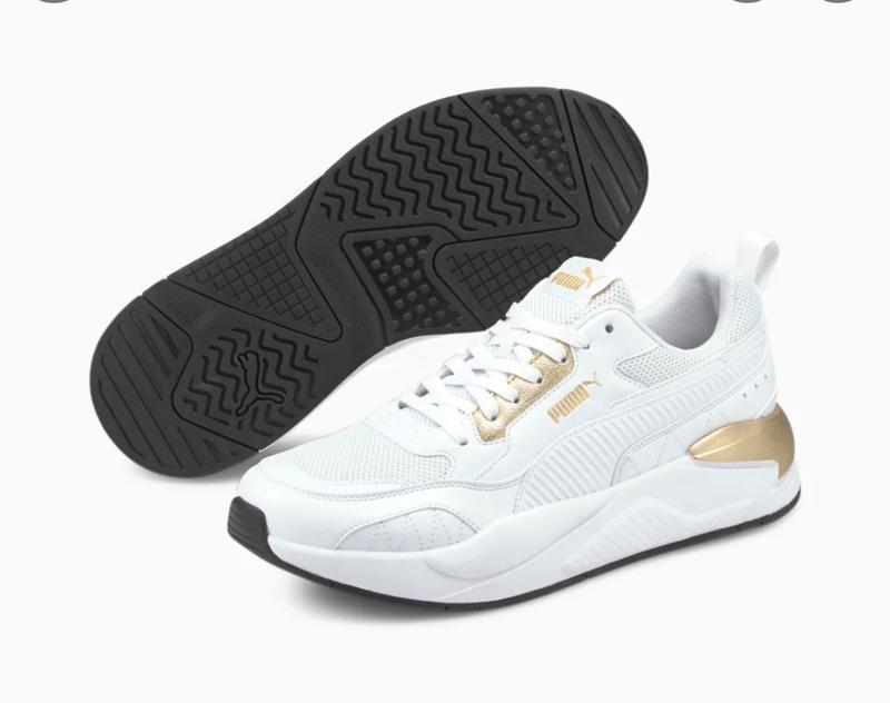 Puma shop metallic trainers