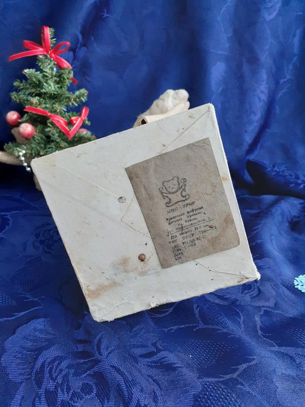 Дед мороз ссср ровенская фабрика игрушки 1972 год вата