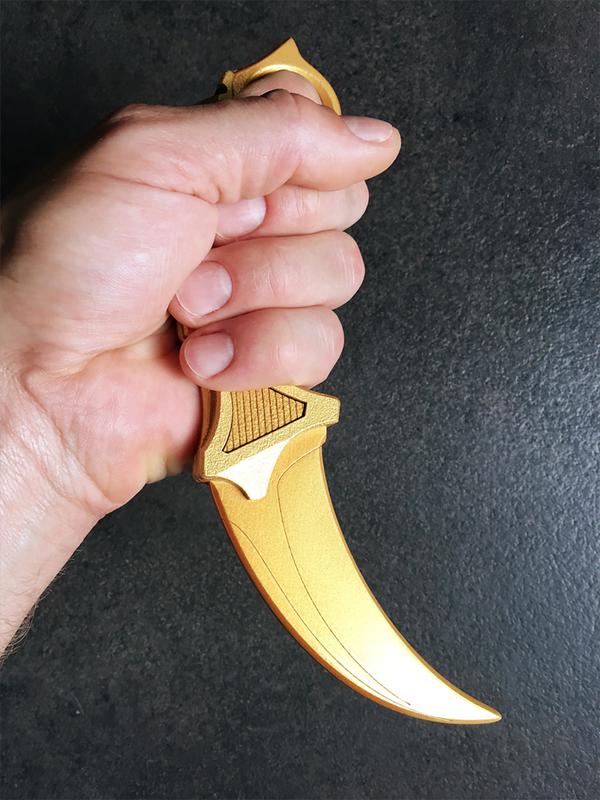 Деревянный нож из Стендофф Керамбит Голд StandOff 2 Karambit Gold - 150 ...