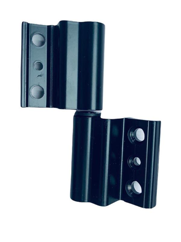 Петля для алюминиевых дверей 2004 Stublina двухкрылая черная