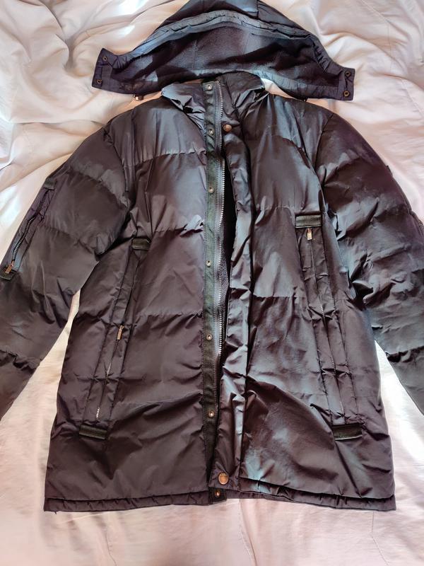 Мужская зимняя теплая удлиненная куртка, курточка, пуховик rg 512