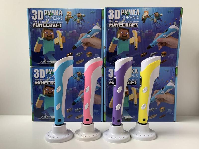 3D - Ручка для малювання Майнкрафт , 3Д ручка Minekraft + Траф... - 900 ...