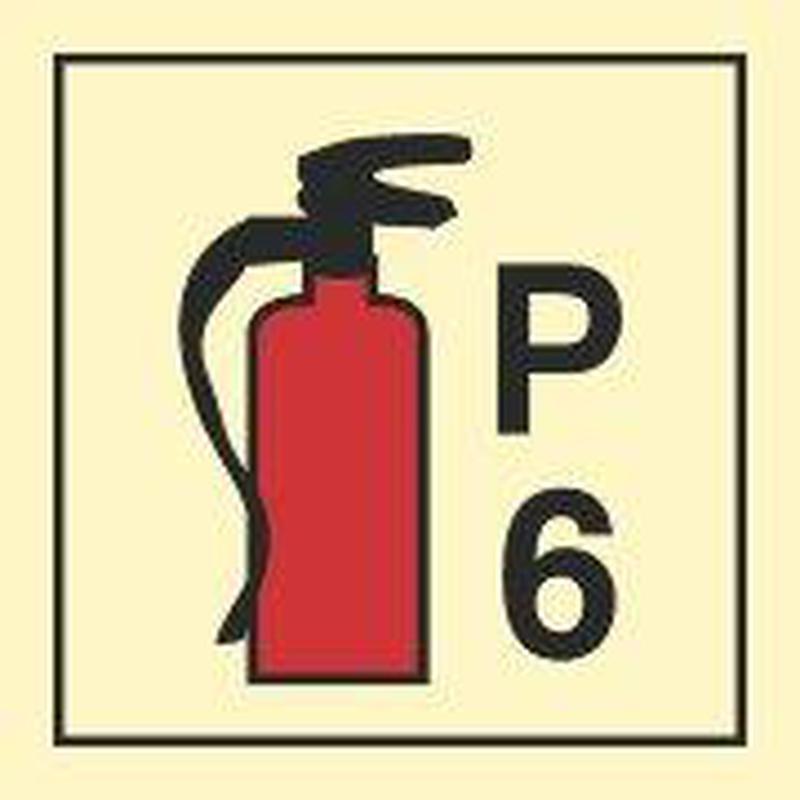 Знак ИМО 05.077 «Переносной порошковый огнетушитель (6 кг)» Фо...: цена ...