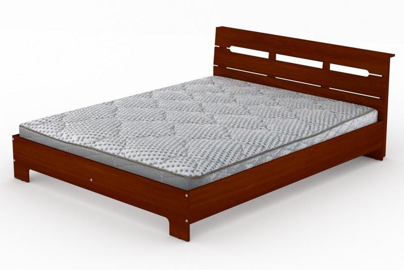 Двуспальная кровать с жестким основанием