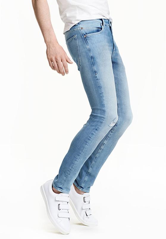 h&m tech stretch skinny jeans mens