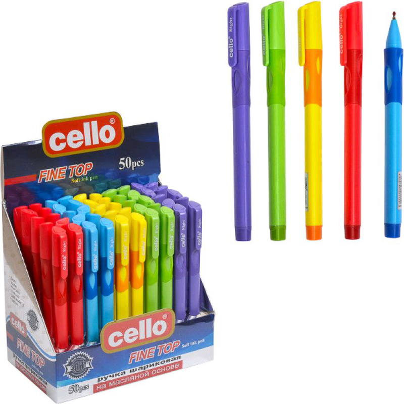 Ручка   Cello тренажер левша синяя