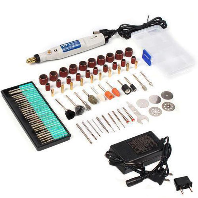 Бормашина гравер мини 18В HILDA JD5202 с комплектом насадок-фрез - 872 ...