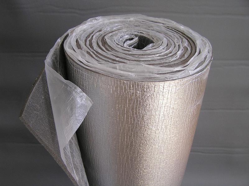 Вспененный полиэтилен ППЭ 4мм фольгированный на клеевой основе - 91 ...