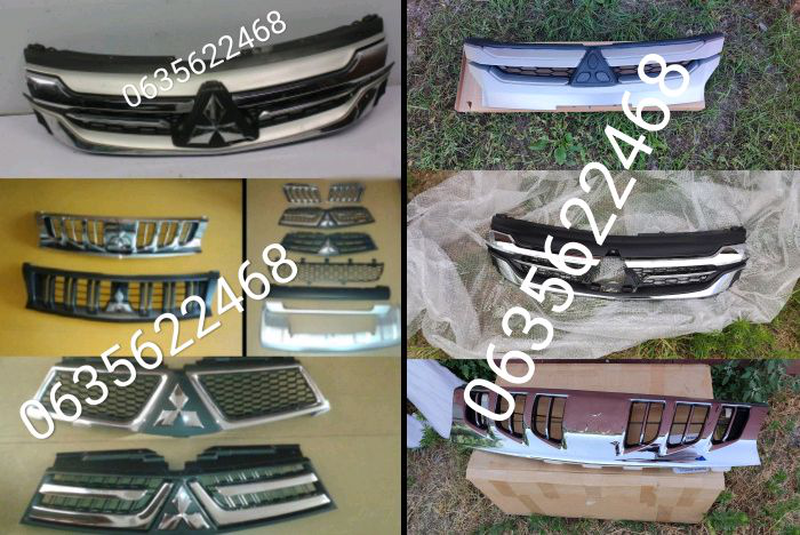 Накладка бампера Мицубиси Паджеро Спорт губа бампера Pajero sport: цена ...