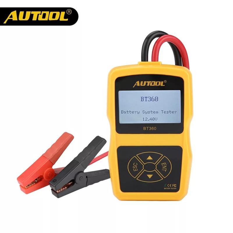Профессиональный тестер для АКБ и генератора Autool BT360 (9-15В): цена ...