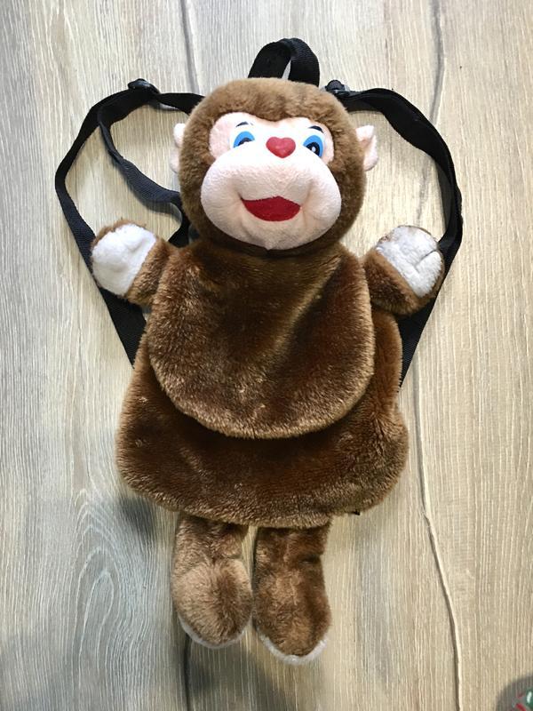 Детский рюкзак мягкая обезьяна