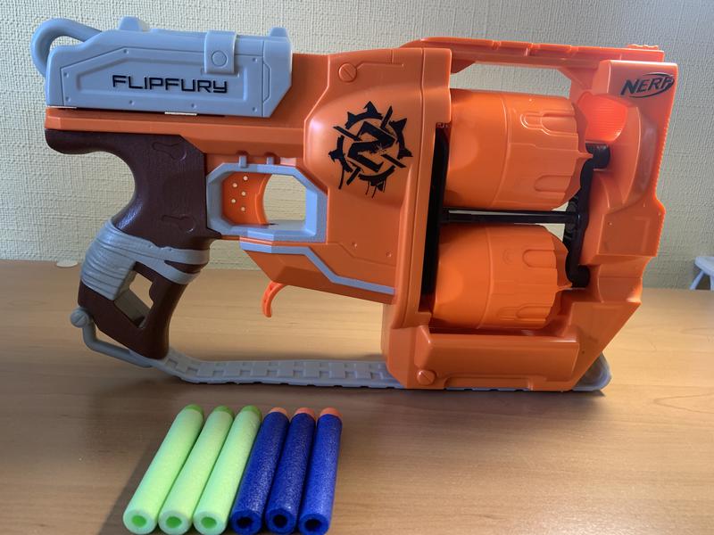 nerf zombie strike flipfury blaster