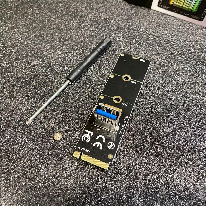 В наличии! Райзер M2 на PCI-e x1 TXIC USB м2 переходник черный...: цена ...