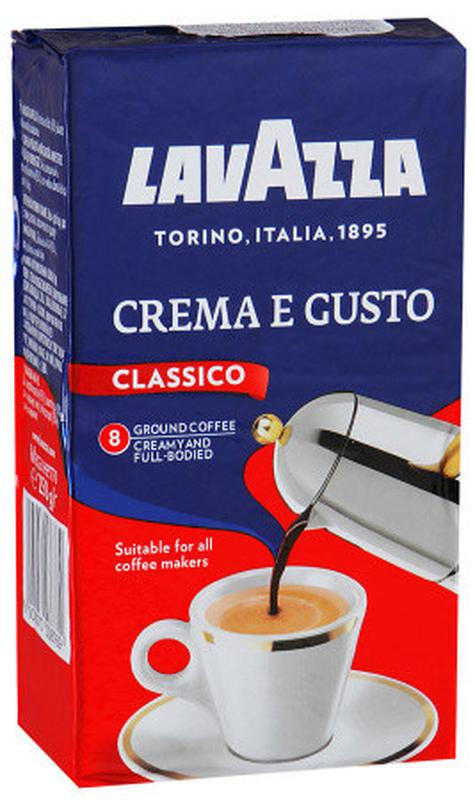 Кофе Lavazza Crema e Gusto 1 кг купить - Лавацца крема густо в зернах цена  Киев, Украина