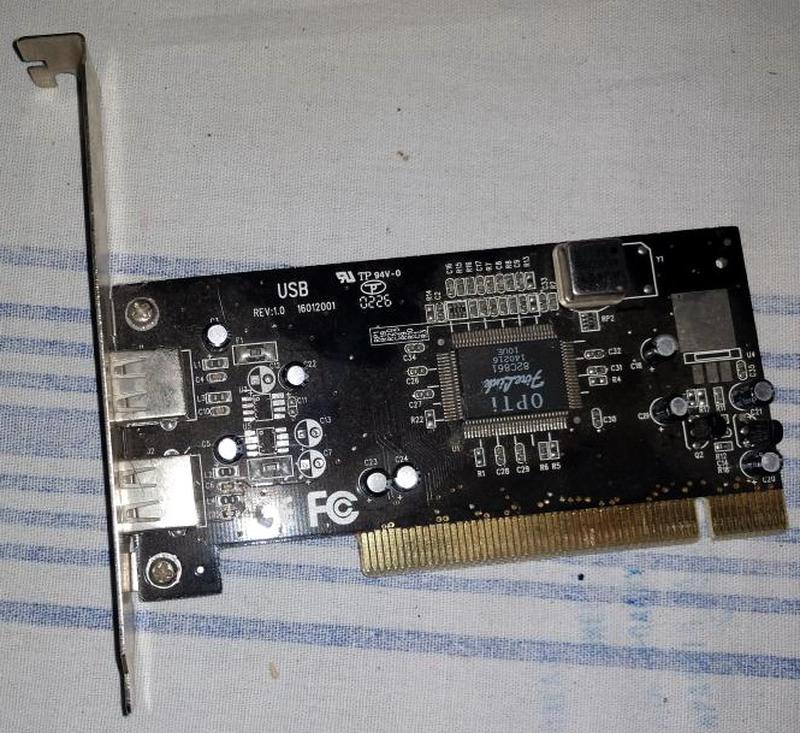 Контроллер PCI, плата расширения USB Opti