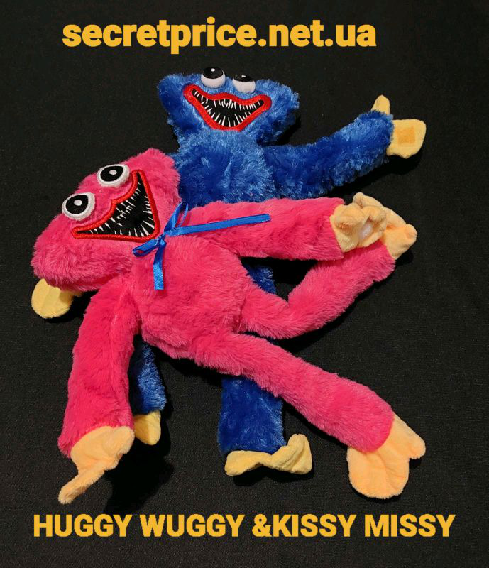 Хаги Ваги & Киси Миси Huggy Wuggy& Kissy Missy Мягкая Игрушка - 400 ...