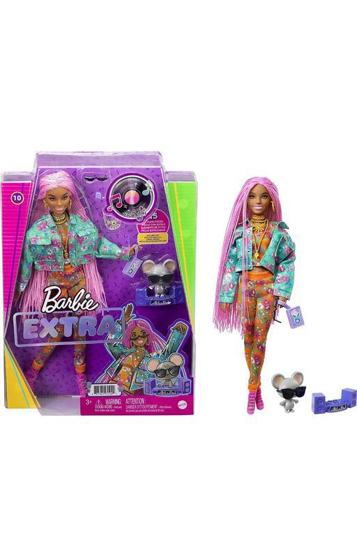 Кукла барби екстра экстра 10 куколка barbie extra мышка - 720 ₴, купити ...