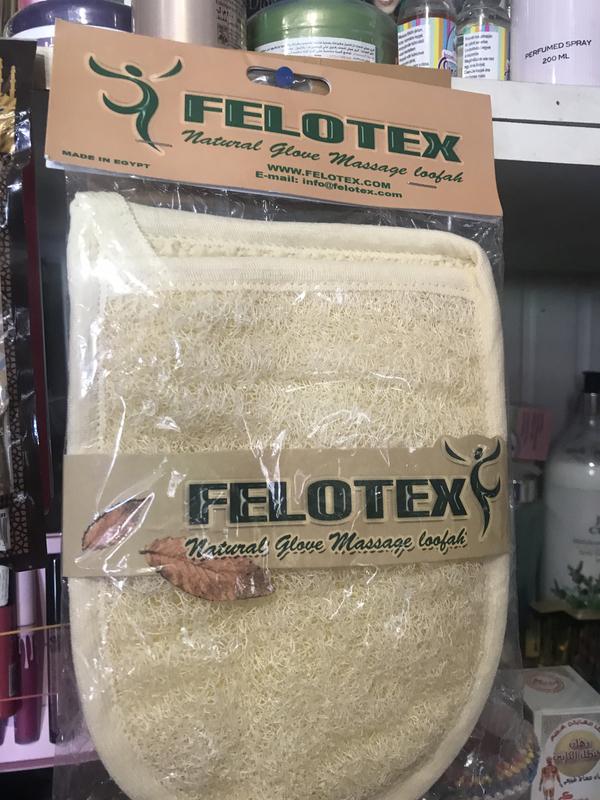 Губчатая перчатка из люфы Felotex-Фелотекс Египет-натуральная ...