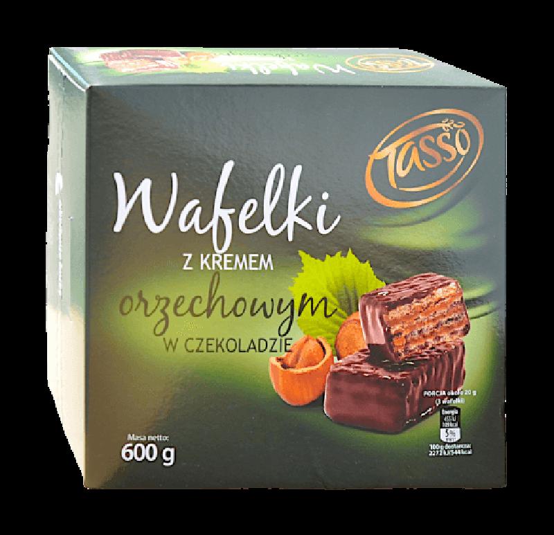 Вафли в шоколаде с ореховым кремом Tasso Wafelki, 600г, Польша... - 114 ...