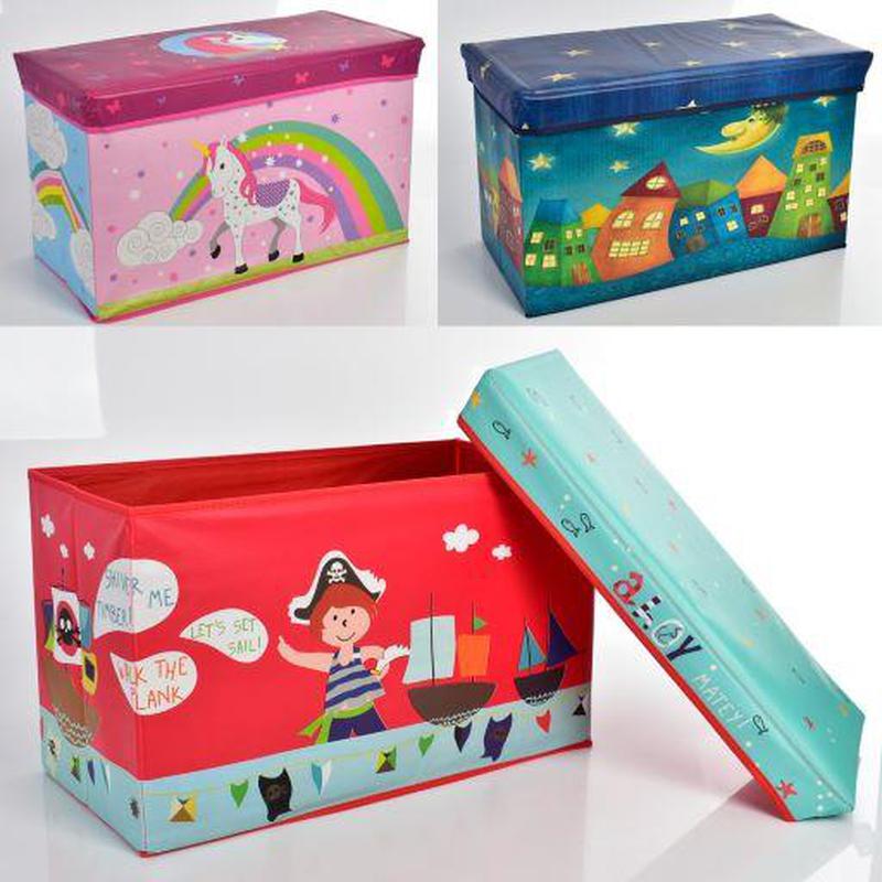 Корзина для игрушек ящик, коробка, пуф, 60-30-35см MR 0362-1
