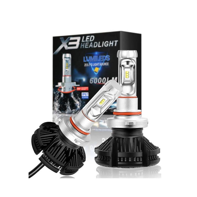 Комплект автомобильных LED ламп Headlight X3 H1