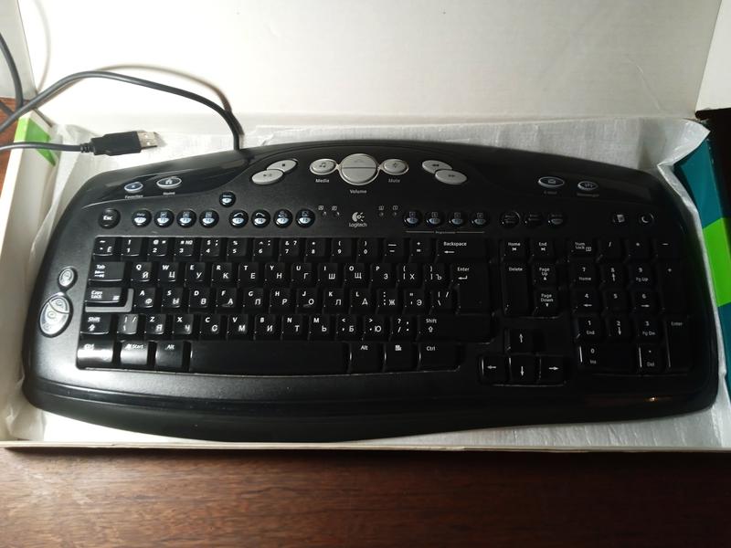 Проводная клавиатура Logitech Media Keyboard Elite USB: цена 950 грн ...