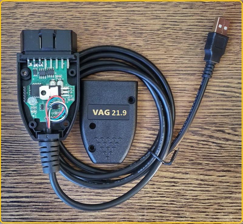 Вася Диагност Hex Can VagCom 22.3 Rus VCDS Atmega162+FT232RL ОБД: цена ...