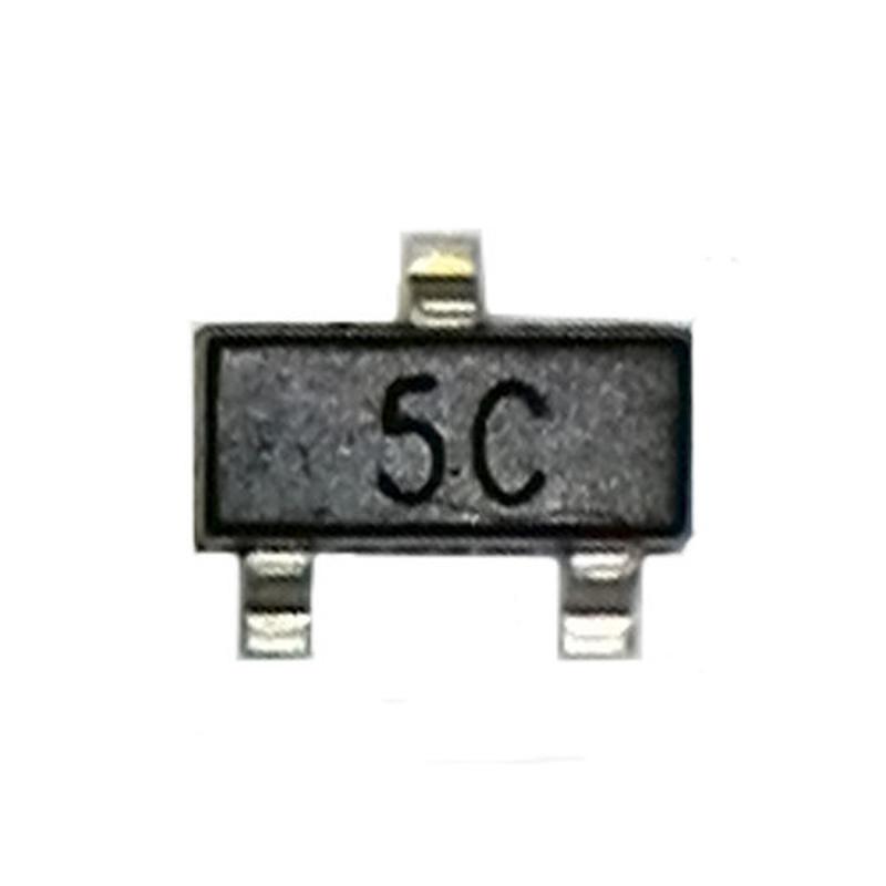 Чип BC807-40 BC807 5C SOT23, Транзистор биполярный PNP - 71 ?, купить ...