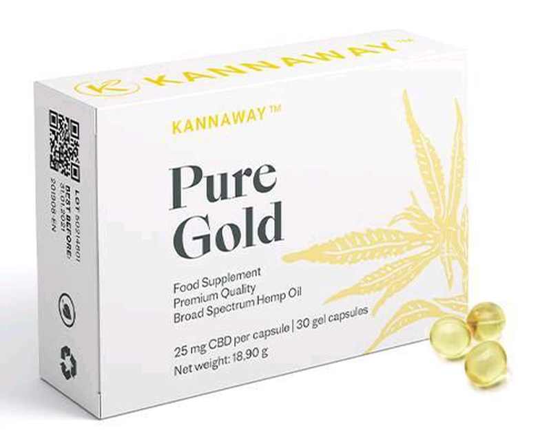 Капсулы Kannaway Pure Gold CBD конопляное масло лечебное: цена