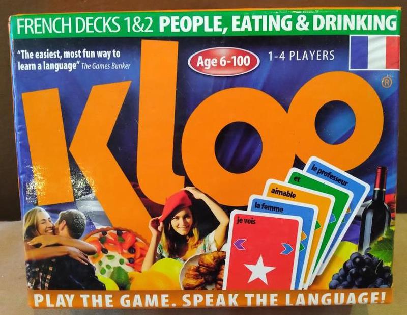 Обучающий набор карточных игр KLOO's Learn to Speak French Langua