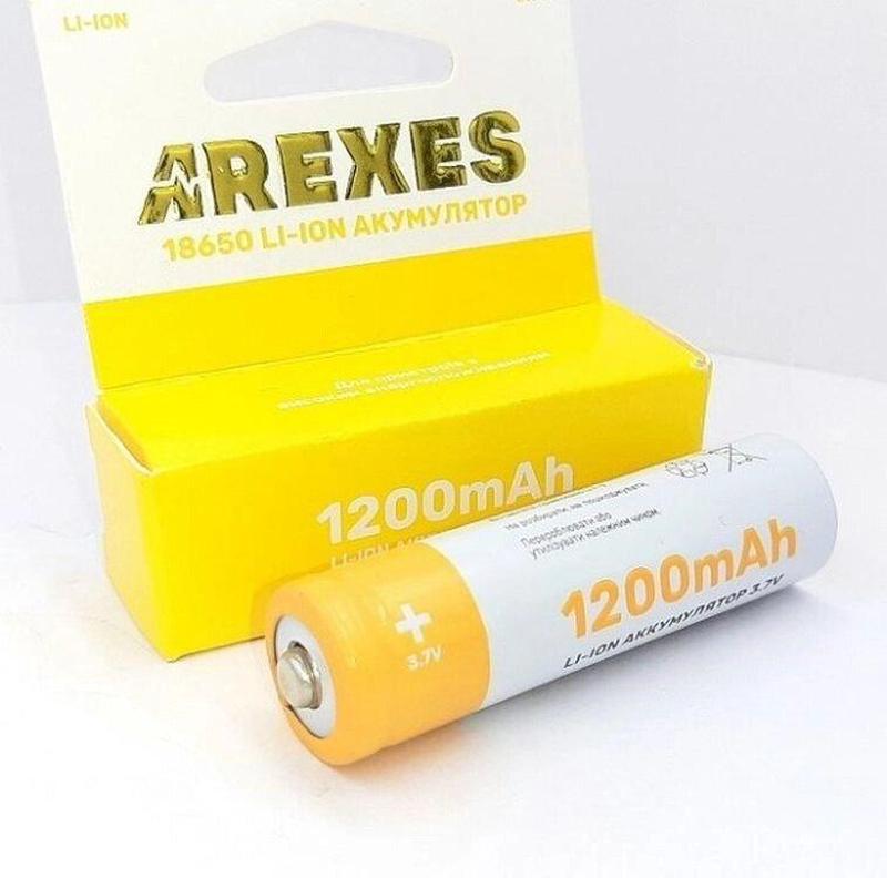 Аккумулятор Arexes 18650 LiIon 1200 mAh, 3.7v цена 77 грн купить