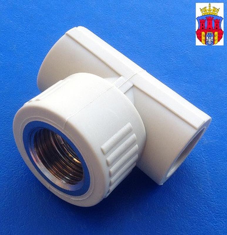 Тройник с внутренней резьбой 20х1/2\"для полипропиленовых труб ... - 15 ...