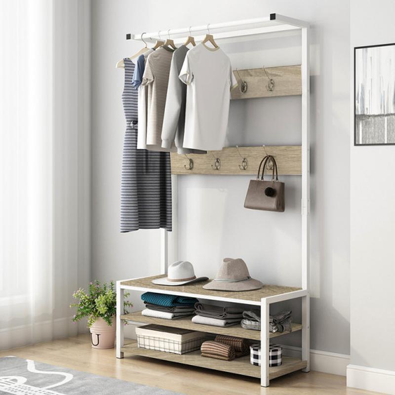 Напольная вешалка лофт в прихожую - 96 фото