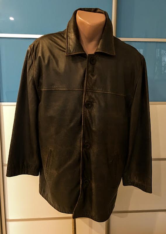 Кожаная куртка-пиджак marc montino
