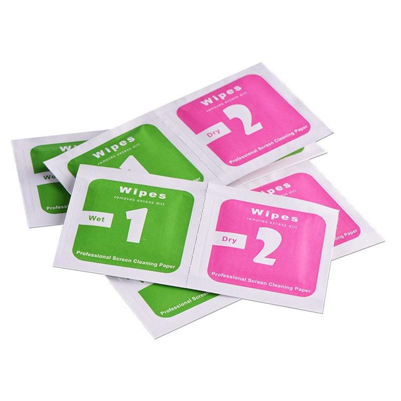 Комплект из 2 салфеток для поклейки защитного стекла гаджетов - 1 грн ...