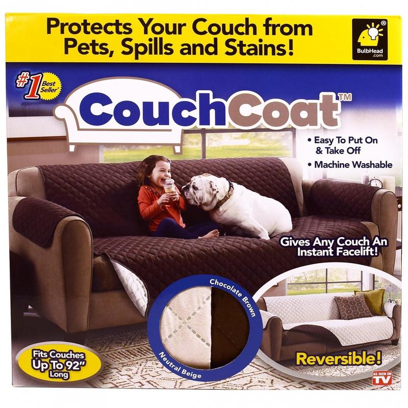 Двустороннее покрывало для кресла couch coat