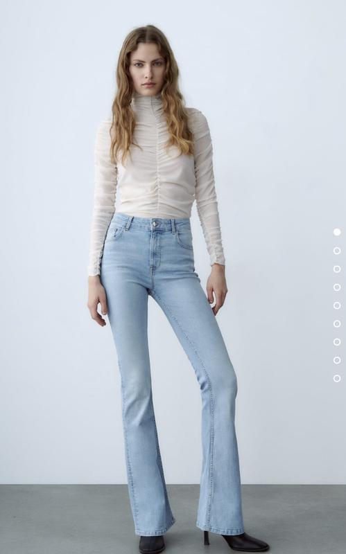 jeans zara flare