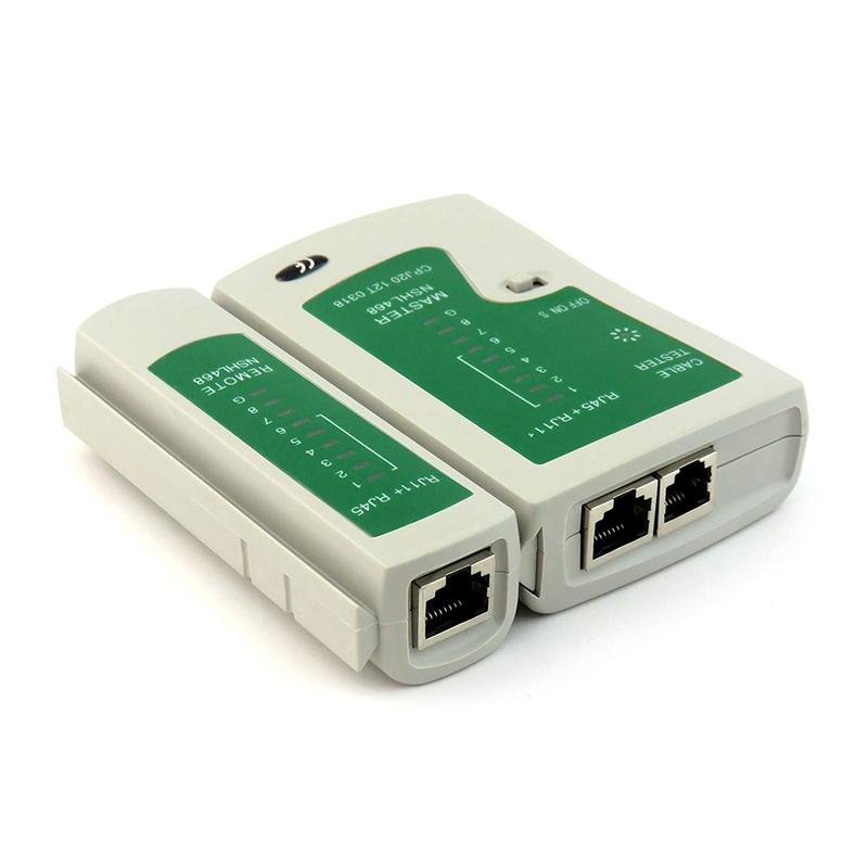 Кабельный тестер Lesko NS-468N RJ45/RJ12 тестер сети UTP кабел... - 169 ...