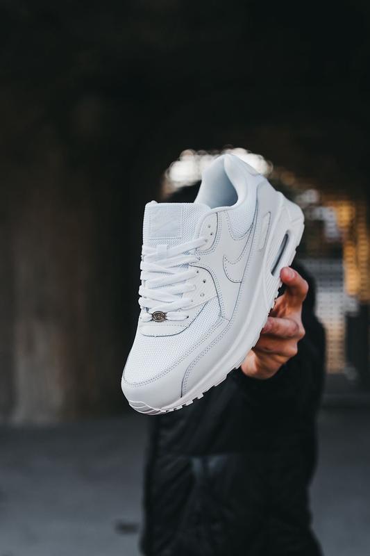 Nike air max 90 чоловічі кросівки 🔺 найк аір макс білі: ціна 1900 грн ...