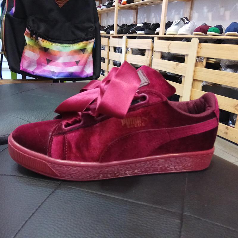 Puma basket 2024 heart maroon