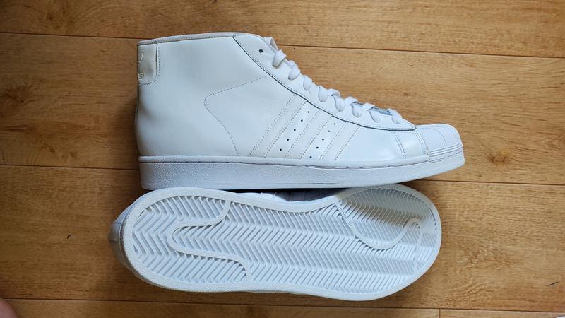 all white adidas pro model