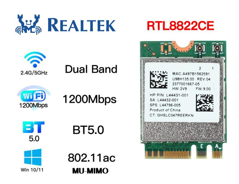 Адаптер realtek 8822ce wireless проблемы