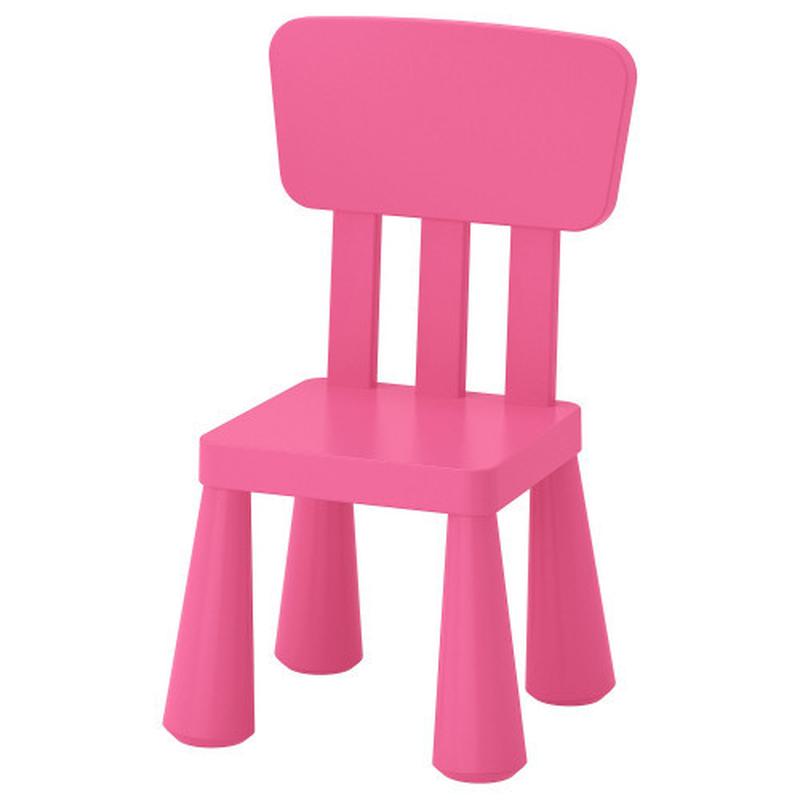Детский столик со стульчиком розовый