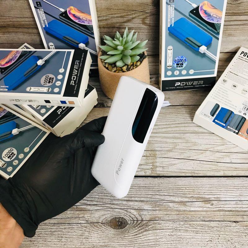 Павер банк 10000 mah white Power bank зарядка для телефона - 450 ...