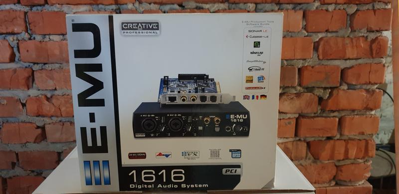 Звуковая карта e mu 1616