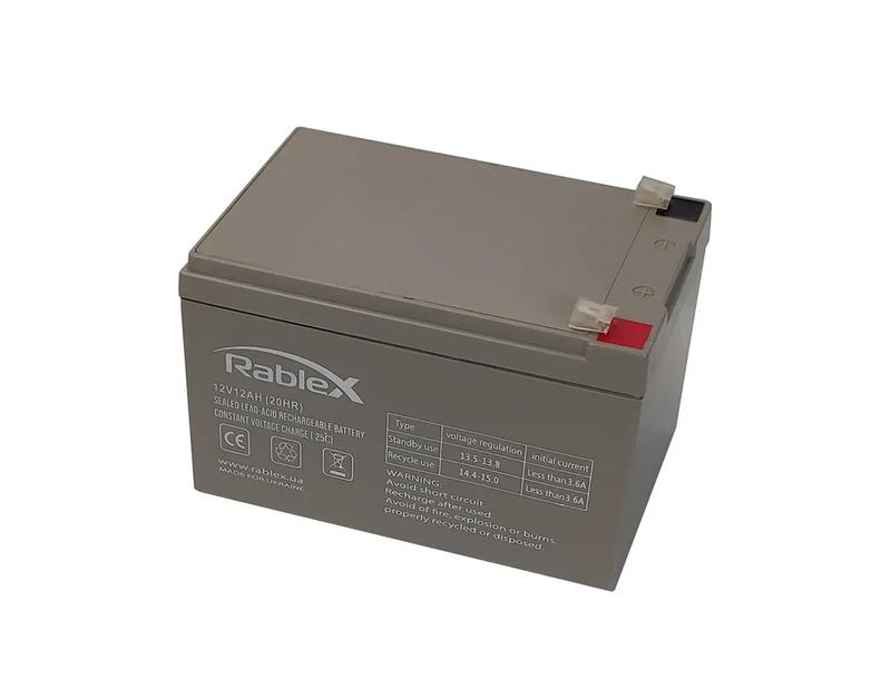 Rablex 12V 12A Аккумулятор 12 Вольт 12 Ампер BATTERY 12V 12A - 990 ...