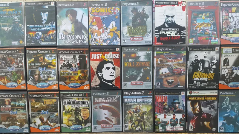 Игры диски Playstation 2 PS2 GTA Mortal Fifa Nfs Lego Sonic Mafia: цена ...